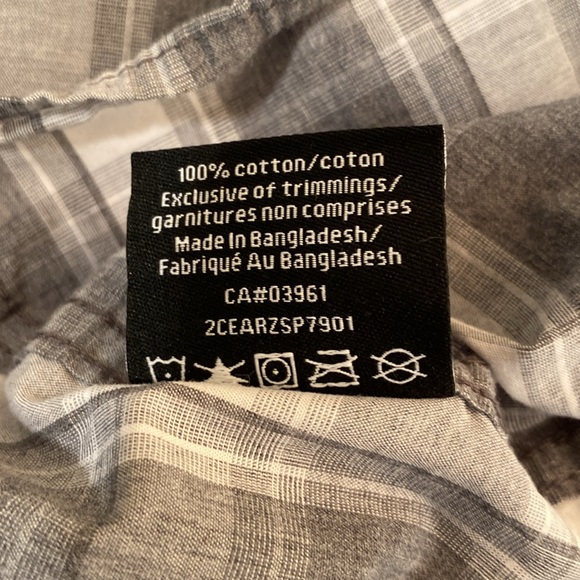 RipZone - Mens Plaid Shirt. Size L - Picture 5 of 8